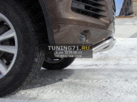 Защита передняя нижняя 60,3/42,4 мм Volkswagen Touareg 2010
